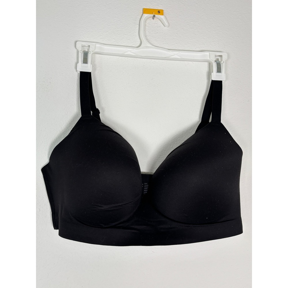 Soma Enbliss Wireless Bra‎ 42D Black Molded Cup Adjustable Straps 570148818